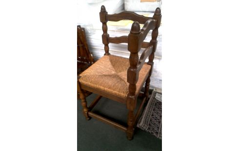SILLA ROBLE SILLA DE PAJA