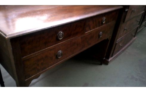 KOMMODE ENGLISCH FACETTIERT, , SPIEGEL MAHAGONI-PYRAMIDE 3 SCHUBLADEN