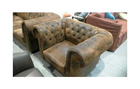 FAUTEUIL CHESTERFIELD  TISSU