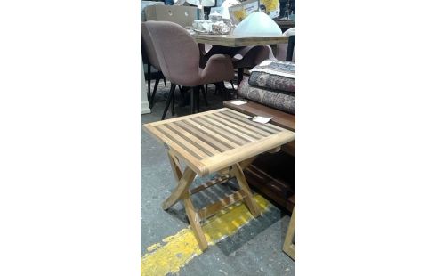 TABOURET DE JARDIN EN TECK