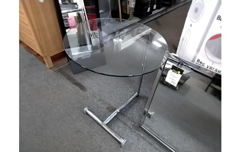 BOUT DE CANAPE EN VERRE