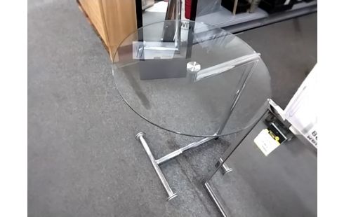 BOUT DE CANAPE EN VERRE