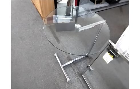 BOUT DE CANAPE EN VERRE