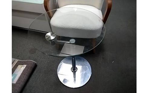 BOUT DE CANAPE EN VERRE