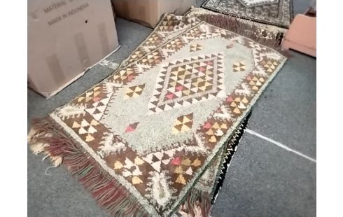 TAPIS PM VERT MARRON