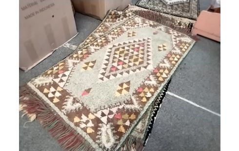 TAPIS PM VERT MARRON