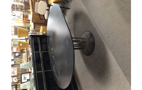 TABLE DESIGN TONON NOIR AVEC RALLONGE