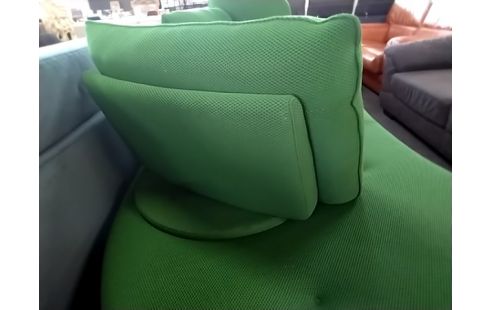 CANAPE MODERNE VERT 2 POUFS 2 FAUTEUILS
