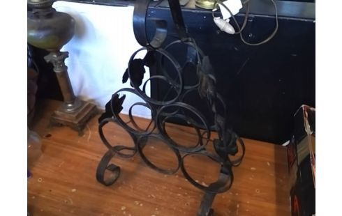 PORTE BOUTEILLE FER FORGE