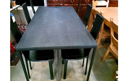 TAFEL EETKAMER ZWART MODERN