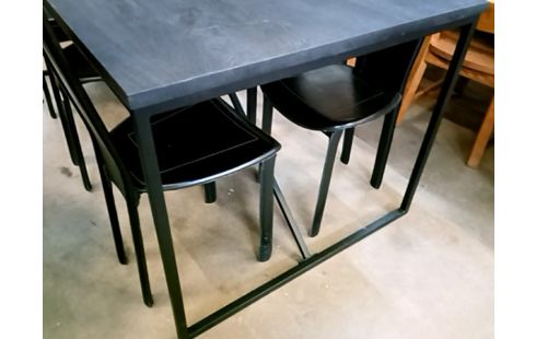 TAFEL EETKAMER ZWART MODERN