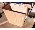 PANIERE A LINGE LAMELLES BAMBOU