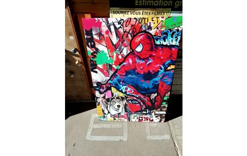 TOILE DECO GM SPIDERMAN...