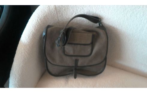 BESACE CUIR TISSU  COMPTOIR DES