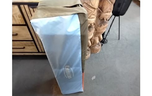 LIT PARAPLUIE Beige bleu orange