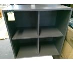 MEUBLE 4 CASES GRIS