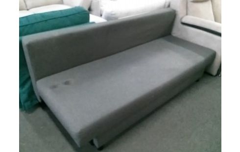 CANAPE CONVERTIBLE TISSU GRIS (TRACE CHAUSSURE)