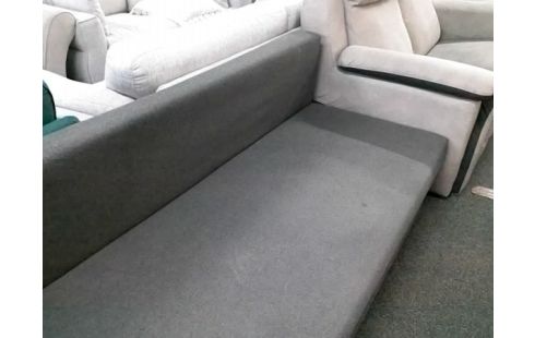 CANAPE CONVERTIBLE TISSU GRIS (TRACE CHAUSSURE)