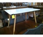 TABLE BLANCHE 110x70