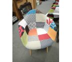 FAUTEUIL PATCHWORK LOT DE 4