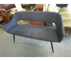 BANQUETTE TISSU GRIS