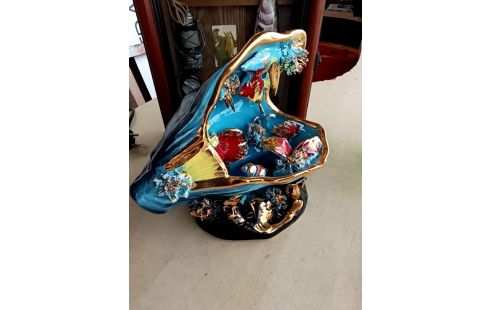 LAMPE CÉRAMIQUE COQUILLAGE VALLAURIS