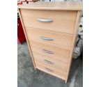 COMMODE CHIFFONNIER MÉLAMINE 5TRS