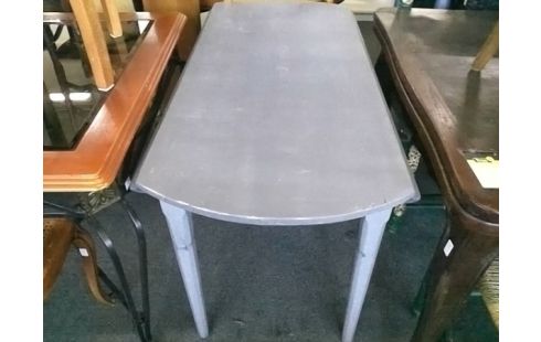 TABLE A VOLETS BOIS GRISE