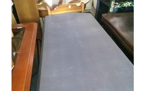 TABLE A VOLETS BOIS GRISE