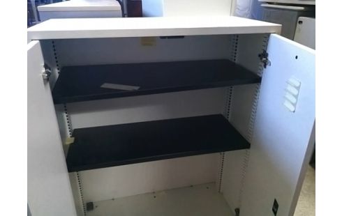 ARMOIRE DE BUREAU 2P L100 H130
