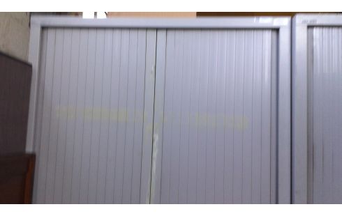 ARMOIRE DE BUREAU GRISE L100 5SANS CLEF)