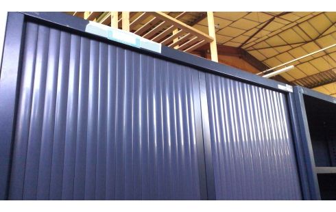 ARMOIRE DE BUREAU ANTHRACITE L120 (SANS CLEF)