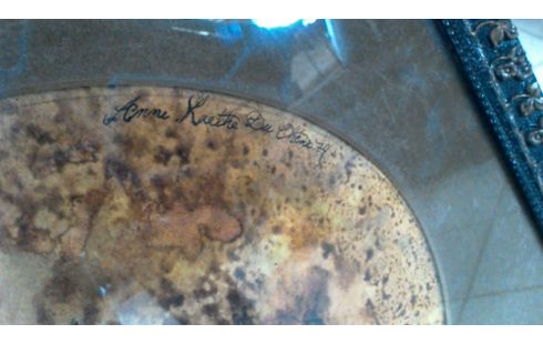 ENCRE AQUARELLE SIGNEE ANNE KAETHE DU CHENE74