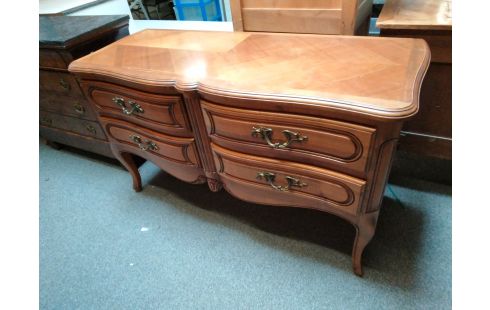 COMMODE MERISIER 4 TIROIRS