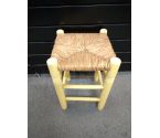 TABOURET ASSISE PAILLEE