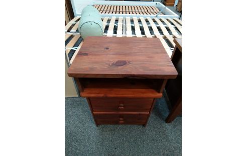 CHEVET SAPIN 2 TIROIRS