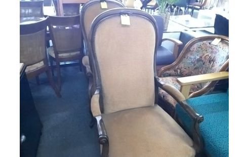 FAUTEUIL TISSU ORANGE