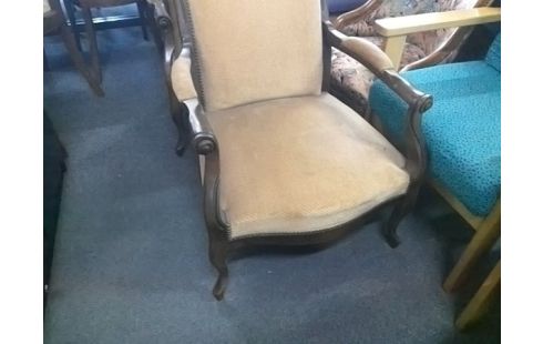 FAUTEUIL TISSU ORANGE