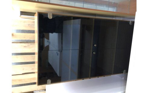 MEUBLE 2P VITRÉ FUMÉE