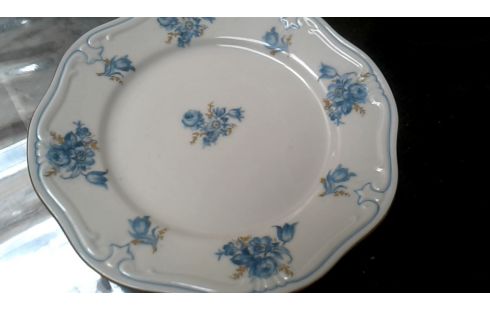 KAFFEESERVICE NATURFARBEN BLAU BLUME