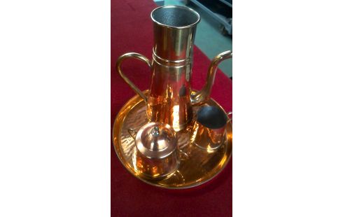 KAFFEESERVICE KUPFER KÖRPER