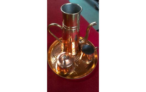KAFFEESERVICE KUPFER KÖRPER