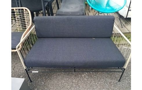 SALON DE JARDIN BANQUETTE + FAUTEUIL