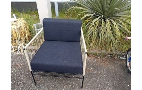 SALON DE JARDIN BANQUETTE + FAUTEUIL