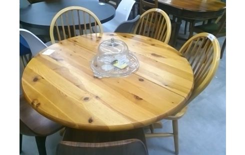 TABLE EN BOIS+ RALLONGE