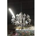 LUSTRE CRISTAL DOUBLE ETAGE