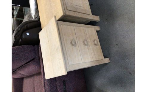 CHEVET 3 TIROIRS CHENE AEROGOMME