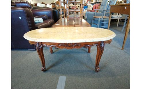 TABLE BASSE PLATEAU MARBRE