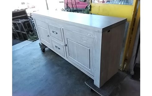 BUFFET BAS CERUSÉ + CLEF