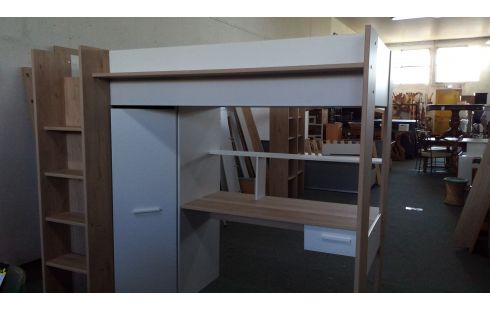 LIT MEZZANINE AVEC RANGEMENT